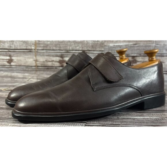 Bally Other - Bally Cabiri Calf Plain Leather Shoes color Moka Sz 9 F made in Italy